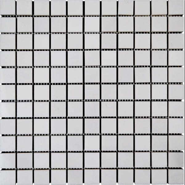 Bianco Dolomiti Marble Italian White Dolomite 5/8x5/8 Mosaic Tile Polished for Bathroom and Kitchen Walls Kitchen Backsplashes