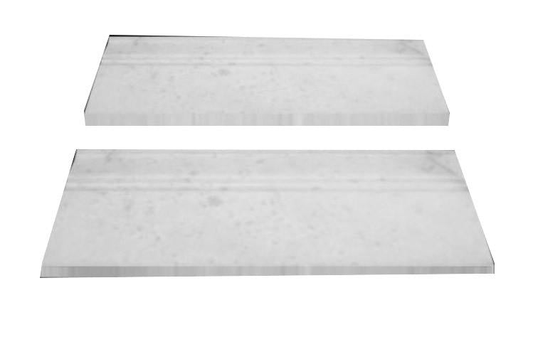 Statuary Crystal Marble Italian White Statuario 3/4" Baseboard Molding Polished