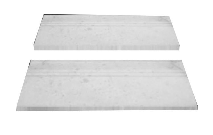 Statuary Crystal Marble Italian White Statuario 3/4" Baseboard Molding Polished