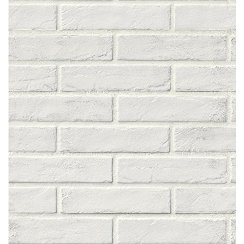 Vogue Tile Santorini White Brick 2-1/3 in. x 10 in. Glazed Porcelain Floor and Wall Tile (5.17 sq. ft. / case)