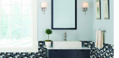 MS International Crystal Cove 12 in. x 12 in. Glass Blend Mesh-Mounted Mosaic Tile - BOX OF 5 TILES