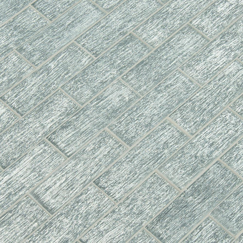 MSI Chilcott Bright 11.75 in. x 14.75 in. Textured Glass Subway Wall Tile