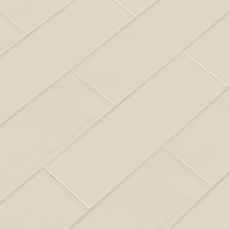 MSI Urbano 4” X 12” Cream Glossy  Ceramic Subway Tile - Tenedos