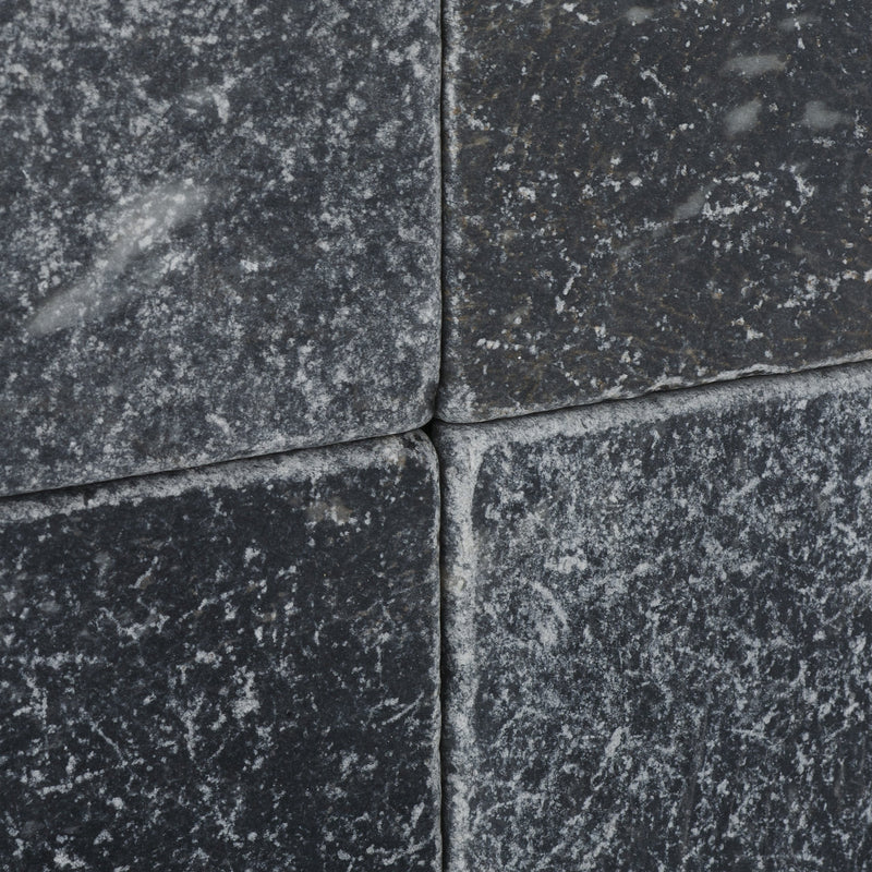 Taurus Black Marble 6" X 6" Tumbled Field Tile - Box of 5 sq. ft. - Tenedos