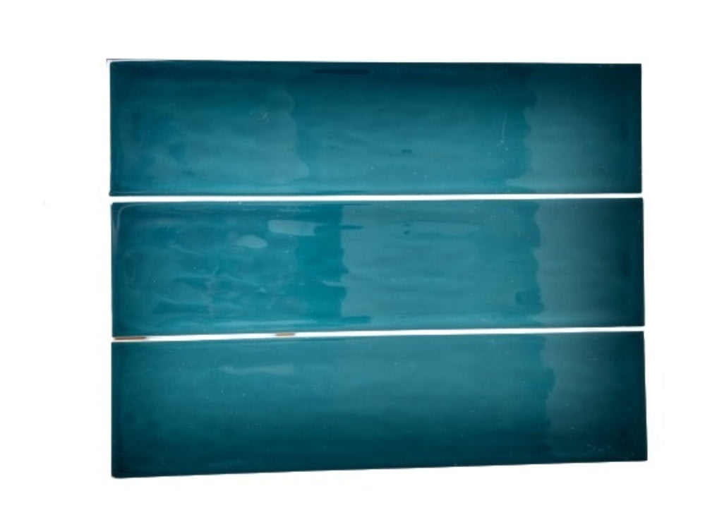 Handmade Emerald Green Glossy 3x12 Subway Wall Ceramic Tile (Box of 6 Sq.ft)
