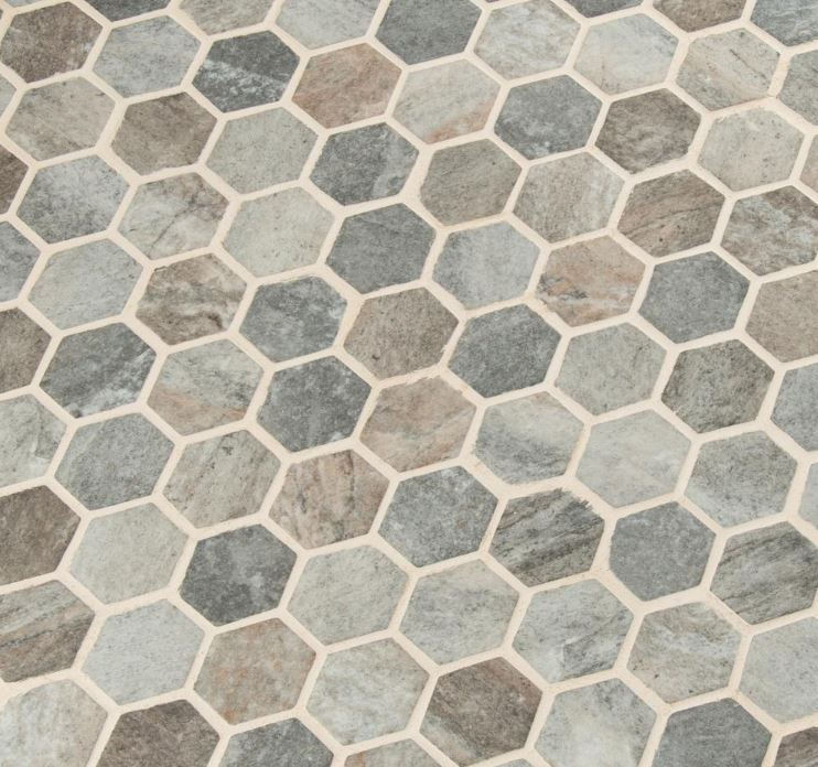 MSI  Stonella Hexagon 6mm Glass Mesh-Mounted Mosaic Wall Tile (Box of 10 Sheets)