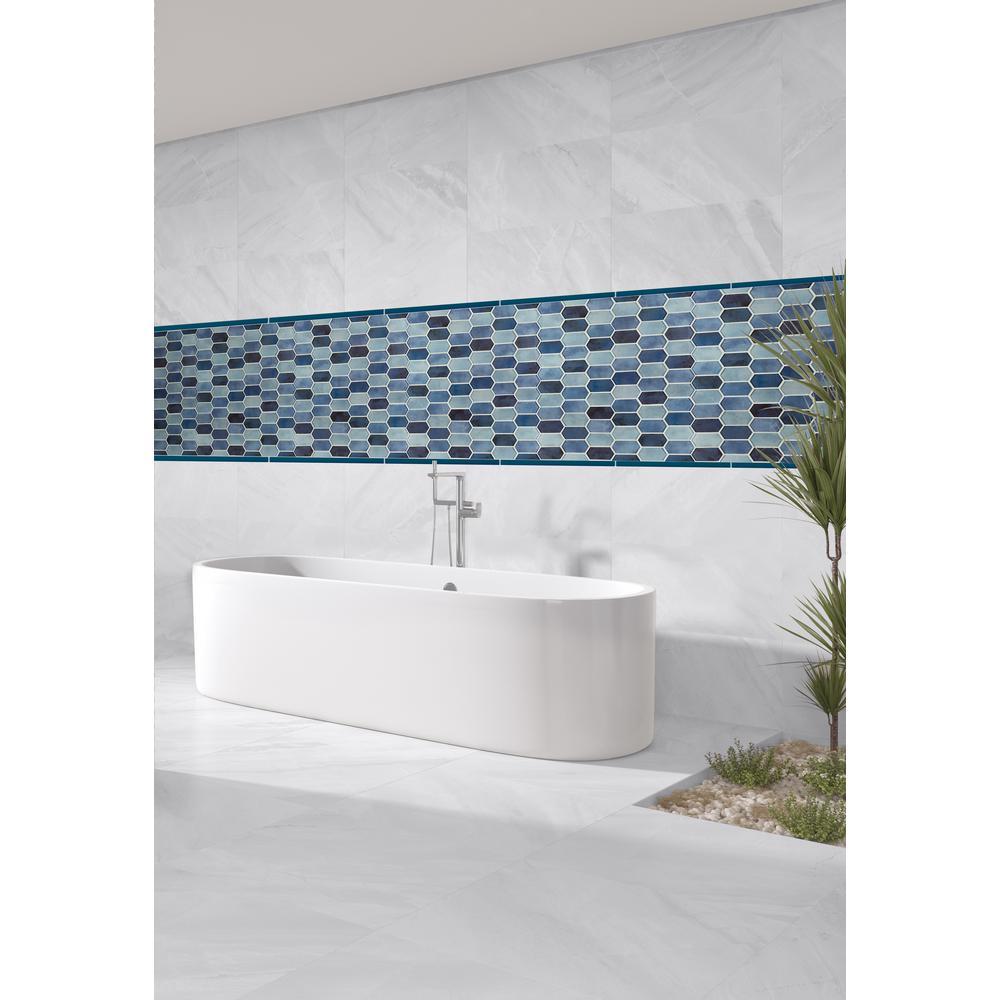MSI Boathouse Picket 10 in. x 12 in. x 8 mm Glass Mesh-Mounted Mosaic wall Tile