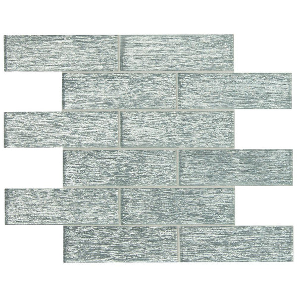 MSI Chilcott Bright Subway 11.81 in. x 11.81 in. x 8mm Glass Mesh-Mounted Mosaic Tile (10 Sheets)- Tenedos