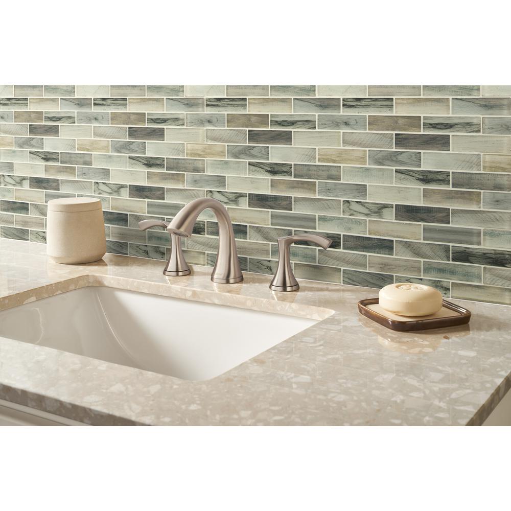 MSI Lazio Brick 11.81 in. x 11.81 in. x 4mm Textured Glass Mesh-Mounted Mosaic Tile  (Box of 10 Sheets)