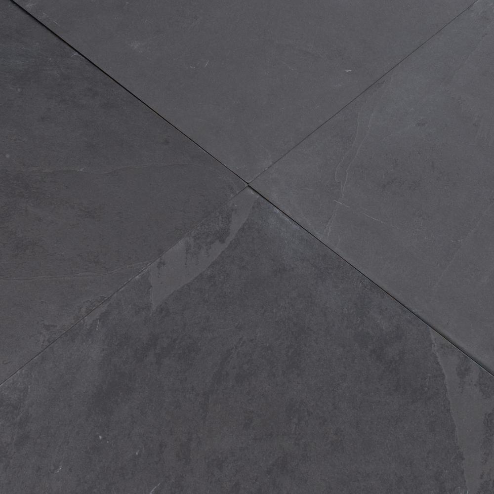 MS International Montauk Black 12 in. x 24 in. Gauged Slate Floor and Wall Tile (10 sq. ft. / case)