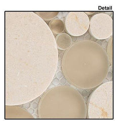 GT Tiles Bubble Full Sheets Sable Brown 12 x 12 Sheet BFS201