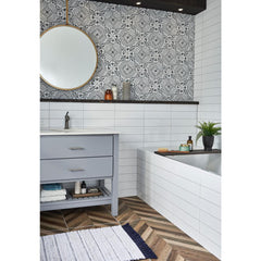 White Ceramic Subway Tile 4" X 16" (Box of 11 Sqft)- Matte Finish