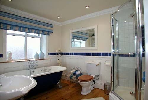 Premium Quality 3" x 3" Cobalt Blue Square Pattern Porcelain Mosaic Tile on Mesh on 12x12 sheet, Designed in Italy