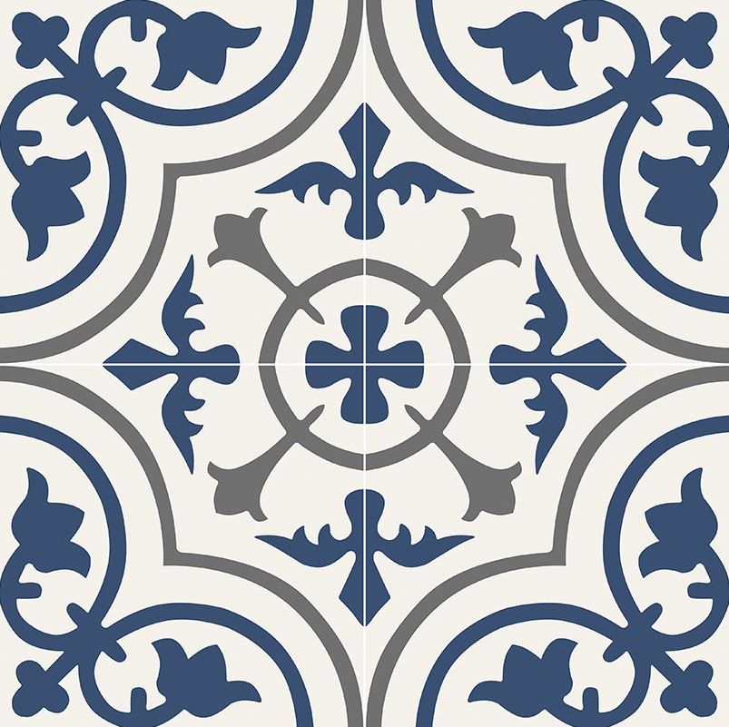 MS International Zanzibar  8 in. x 8 in. Glazed Porcelain Floor and Wall Tile (Box of 12 Pieces) - Tenedos