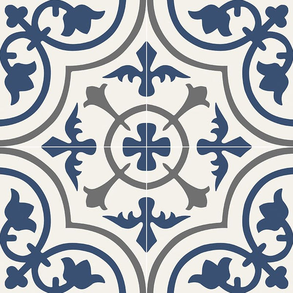MS International Zanzibar  8 in. x 8 in. Glazed Porcelain Floor and Wall Tile (Box of 12 Pieces) - Tenedos