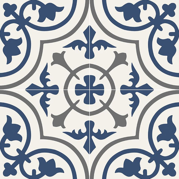 MS International Zanzibar  8 in. x 8 in. Glazed Porcelain Floor and Wall Tile (Box of 12 Pieces) - Tenedos