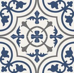 MS International Zanzibar  8 in. x 8 in. Glazed Porcelain Floor and Wall Tile (Box of 12 Pieces) - Tenedos