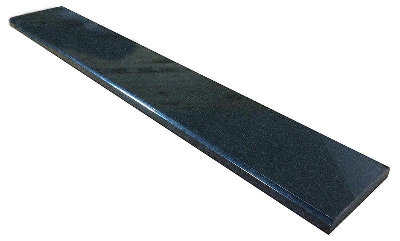 Tenedos Black Absolute Granite Marble Floor Transition Door Threshold (Marble Saddle) Polished for Shower Curb, Window Sill, Vanity Backsplash
