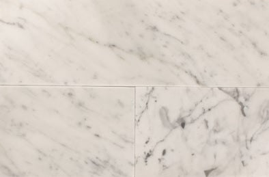 Carrara Marble Italian White Bianco Carrera 4x12 Marble Floor and Wall Tile Polished