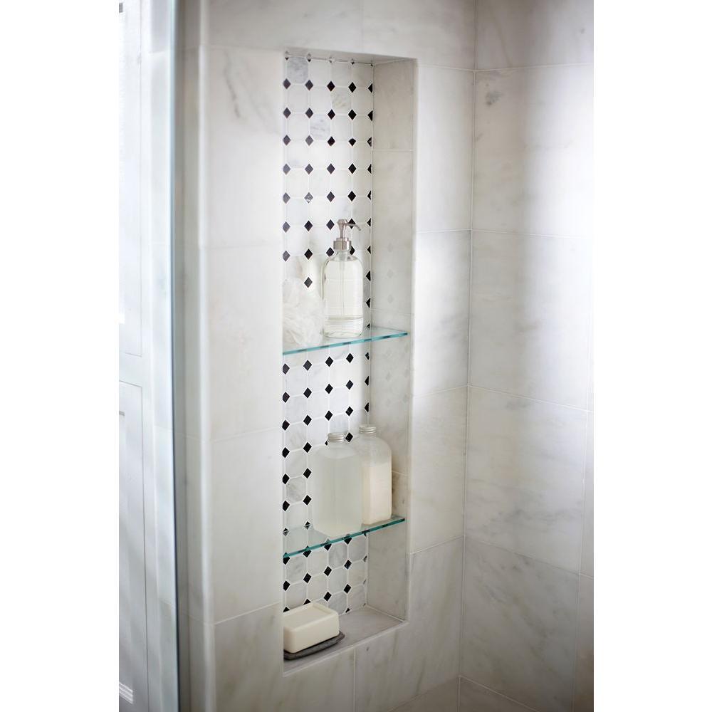 MS International Greecian White Honed 12 in. x 12 in. x 10 mm Marble Mesh-Mounted Mosaic Tile