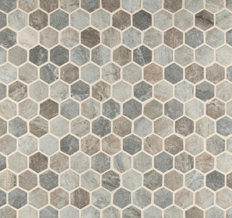 MSI  Stonella Hexagon 6mm Glass Mesh-Mounted Mosaic Wall Tile (Box of 10 Sheets)