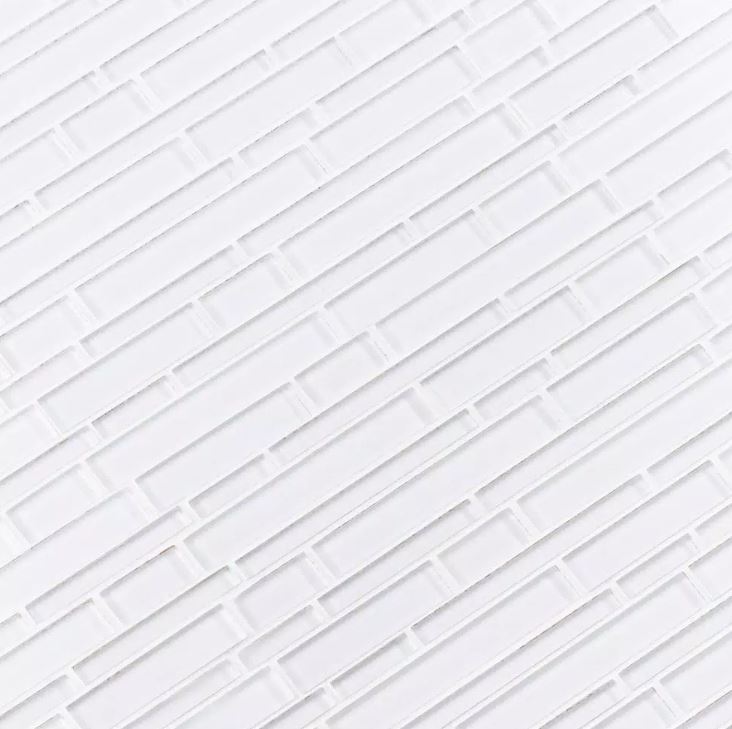 MSI Ice Interlocking 12 in. x 12 in. x 8 mm Glass Mesh-Mounted Mosaic Wall Tile