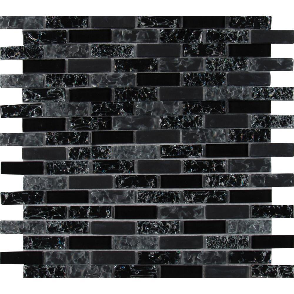 MSI Glissen Glass Wall Mosaic Tile on a Mesh 12x12