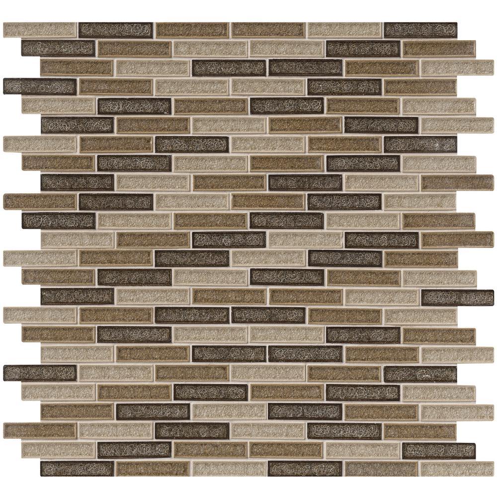 MS International Venetian Cafe 12 in. x 12 in. x 8 mm Glass Mesh-Mounted Mosaic Wall Tile