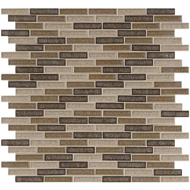 MS International Venetian Cafe 12 in. x 12 in. x 8 mm Glass Mesh-Mounted Mosaic Wall Tile