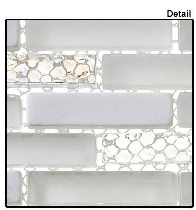 GT Glass Wall Tiles White Diamond J603