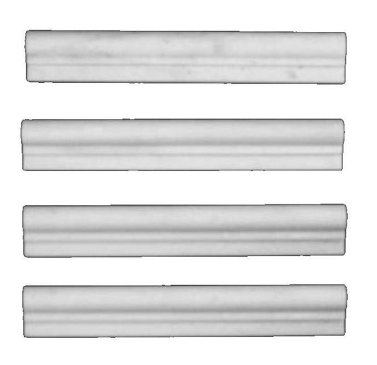 Statuary Crystal Marble Italian White Statuario Ogee 1 Chairrail Molding Polished