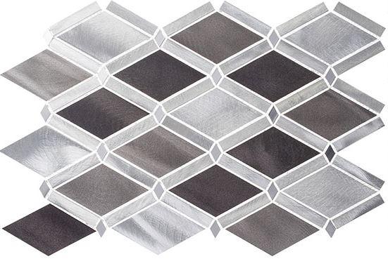 Glass Wall Tile Platinum Moon (Aluminum) FGS226