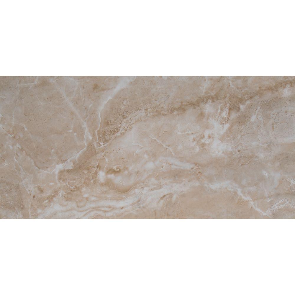 MS International Cancun Beige 12 in. x 24 in. Glazed Ceramic Floor and Wall Tile (16 sq. ft. / case)