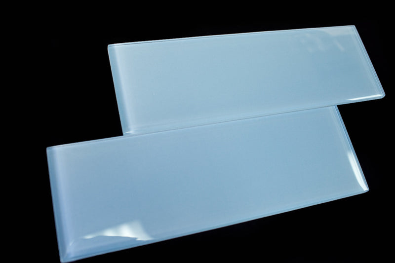 Premium Quality Pacific Blue 3x9 Glass Subway Tile for Bathroom Walls, Kitchen Backsplashes By Vogue Tile - Tenedos