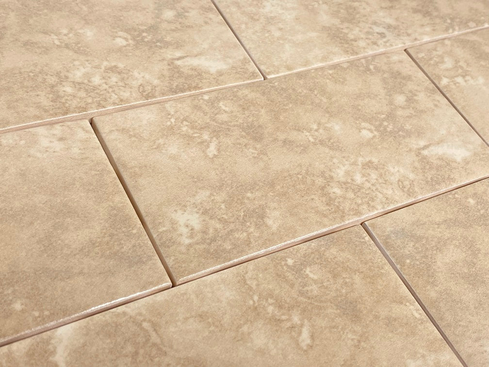 Mediterranean Durango Sand 3x6 Ceramic Subway Wall Tile for Kitchen Backsplash, Bathroom Wall ( Box of 10 Sqft)