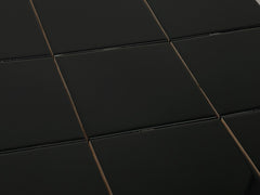 4x4 Black Ceramic Tile-Box of 10 pcs