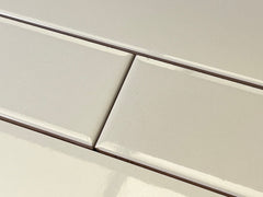 2x8 Bone Almond Ceramic Subway Tile Gloss Finish  (Box of 6.7 Sqft) for Wall Tile, Backsplash Tile, Bathroom Tile
