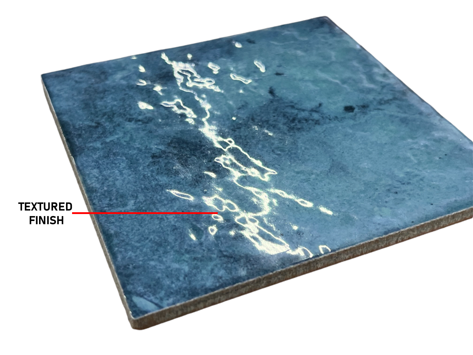 Santa Catalina Aquamarine Blue Square 5.75 Inch Glossy Glazed Porcelain Floor and Wall Tile for Swimming Pools, Kitchen Backsplash, Bathroom Walls, Accent Walls