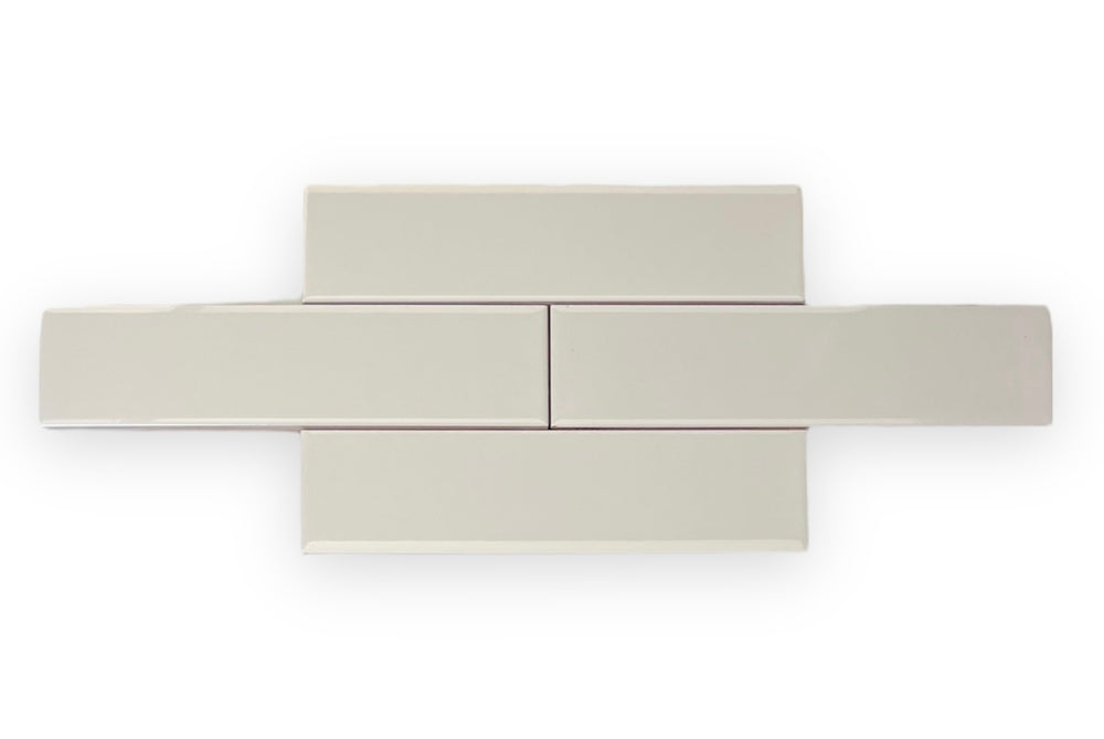 2x8 Bone Almond Ceramic Subway Tile Gloss Finish  (Box of 6.7 Sqft) for Wall Tile, Backsplash Tile, Bathroom Tile