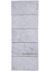 Tenedos Premium Carrara 4x8 Inch  Marble Subway Tile for Wall and Floor Kitchen and Bathroom Tile
