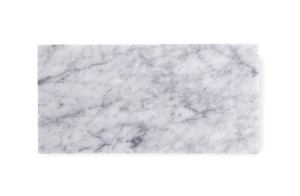 Tenedos Premium Carrara 4x8 Inch  Marble Subway Tile for Wall and Floor Kitchen and Bathroom Tile