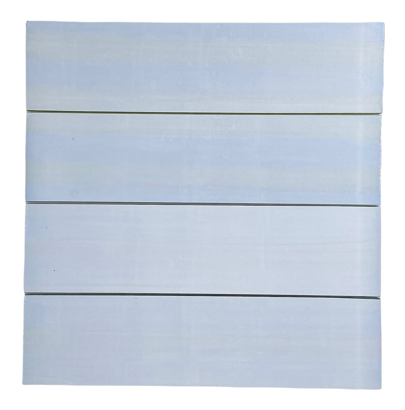 3x12 Blue Green Aqua Beach Hand Painted Glass Subway Wall Tile for Kitchen Backsplash, Accent Wall, Bathroom Shower