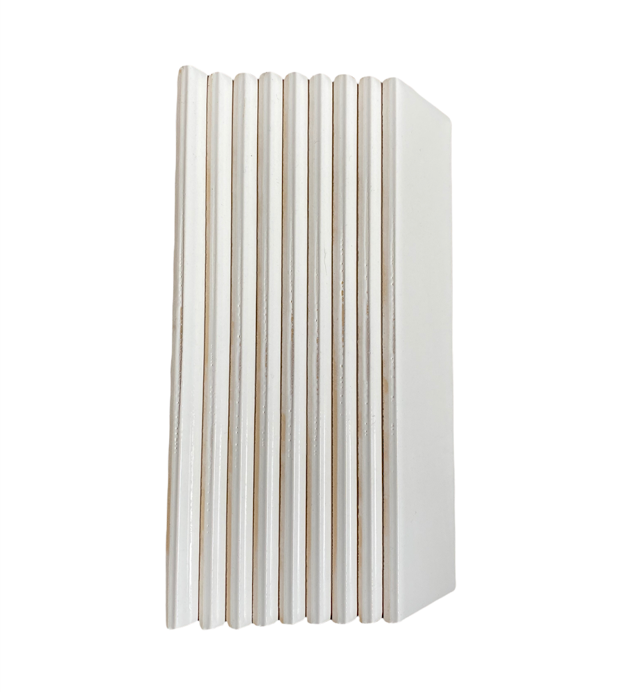 White Subway Wall Tile Gloss Finish 2x8 (60 pieces- Box of 6.5 Sqft)  for Kitchen Backsplash, Accent Wall and Bathroom Wall