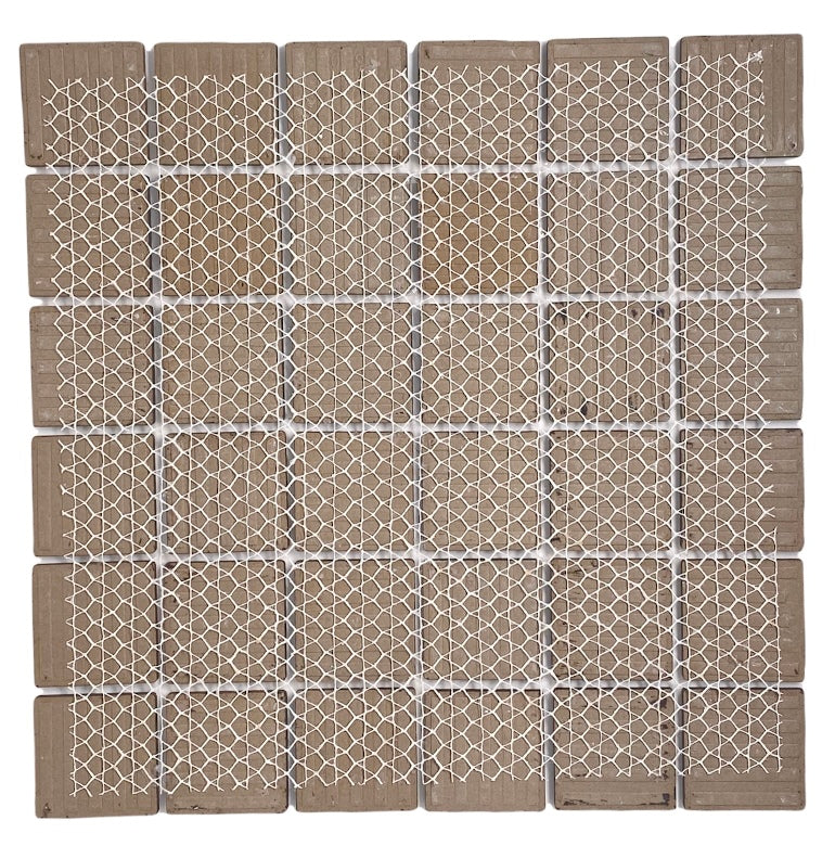 Tenedos Porcelain Premium Quality 2x2 Black Square Matte Mosaic Wall Tile, Great For Bathroom Tile, Floor Tile, Wall Tile and Kitchen Backsplash Tiles on 12x12 Sheet (Box of 5 Pcs)