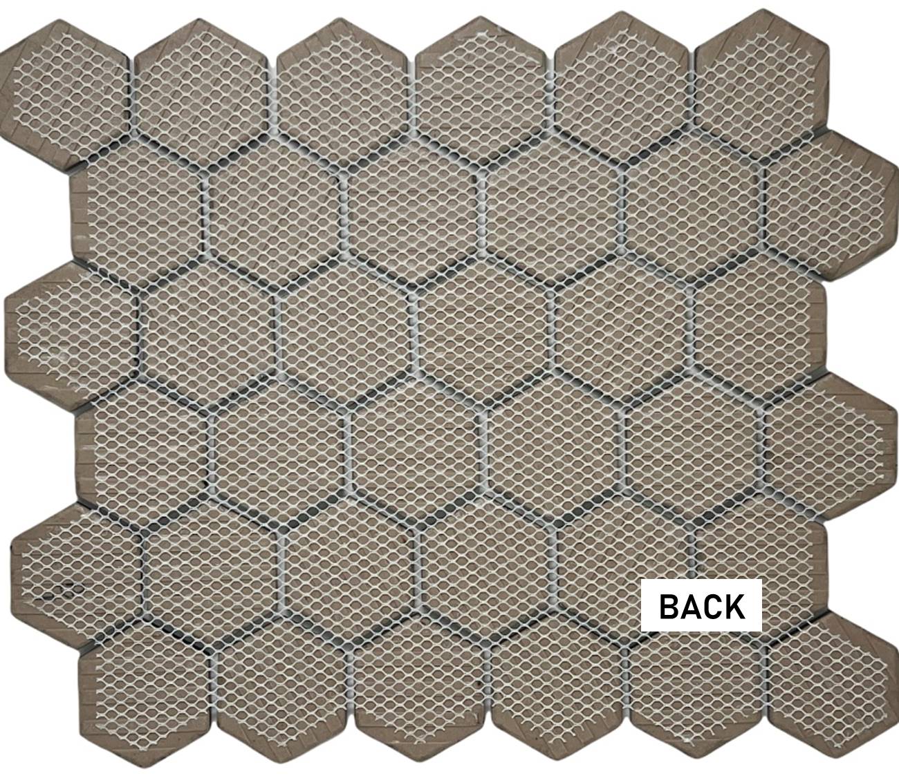 Hexagon 2 in. Black Glossy Porcelain Mosaic Floor Wall Tile for Bathroom Shower, Kitchen Backsplashes, Accent décor, Pool Tile by Tenedos