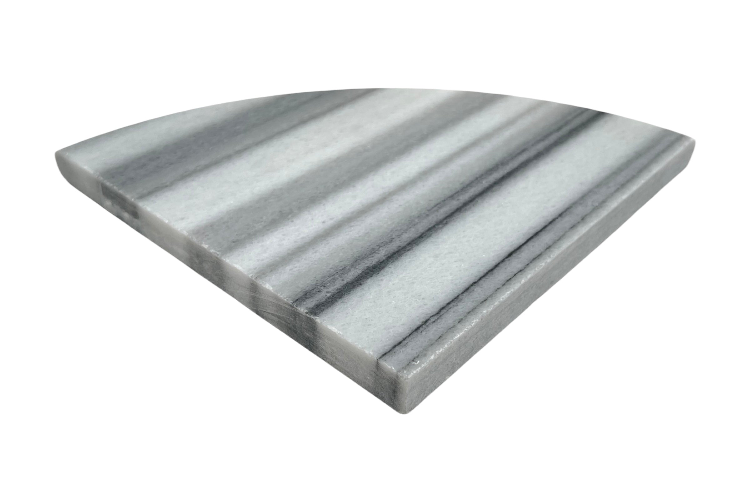 Tenedos Equator Marmara Marble Bathroom Shower Corner Shelf Stone 9 Inch Polished