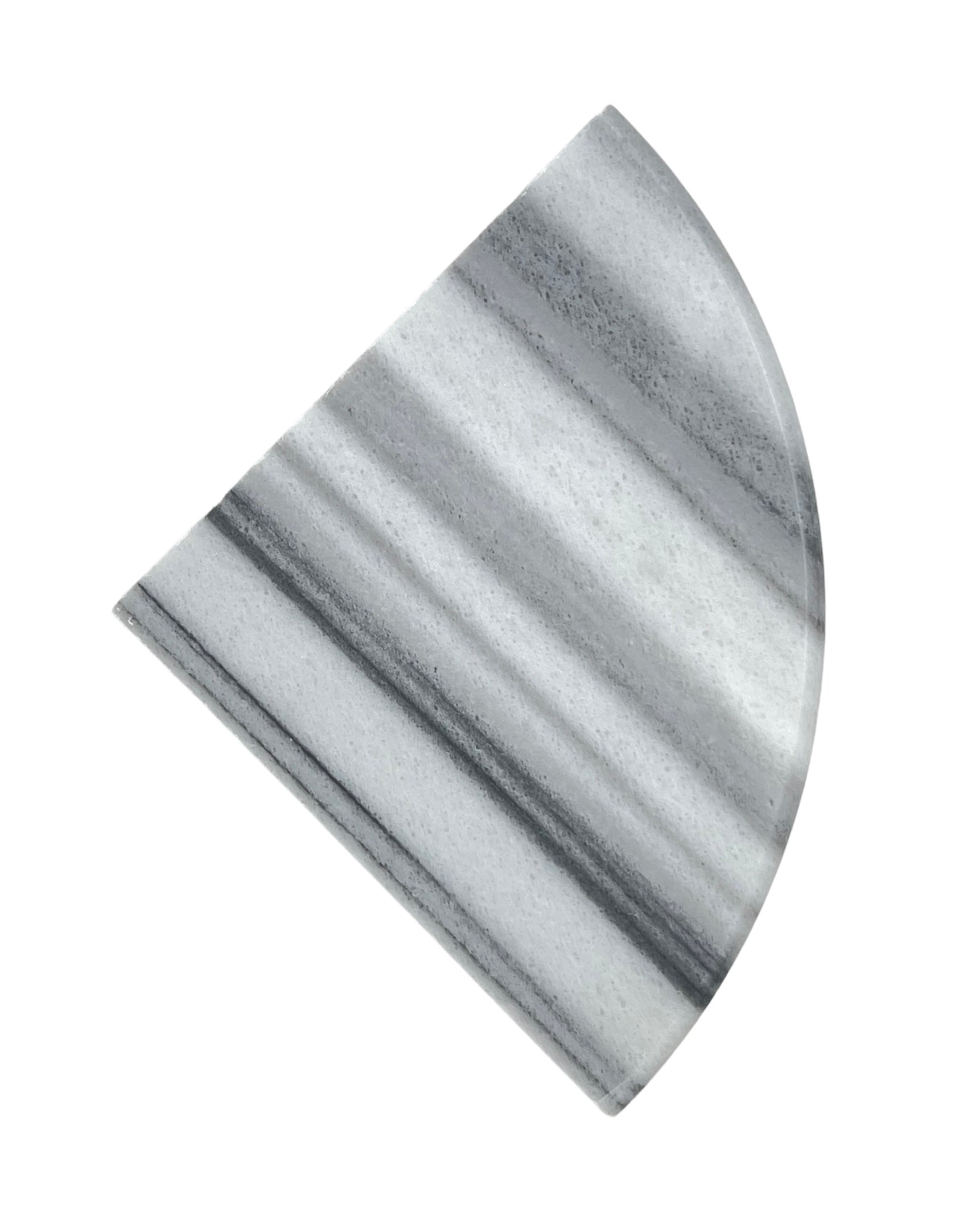 Tenedos Equator Marmara Marble Bathroom Shower Corner Shelf Stone 9 Inch Polished