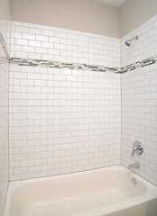 Tenedos 3x6 White Ceramic Bright Glossy Subway Wall Tile (80 pieces - Box of 10 sq.ft.) for Kitchen Bathroom Shower Backsplash