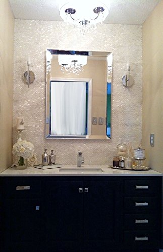 White Mother of Pearl Tile Seashell Tile Kitchen Backsplash Bathroom Wall Tile By Vogue Tile