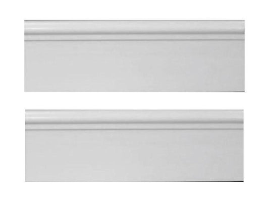 Bianco Dolomiti Marble Italian White Dolomite 6x12 Baseboard Molding Polished Wall Tile for Bathroom and Kitchen Walls Kitchen Backsplashes  - (Tenedos)